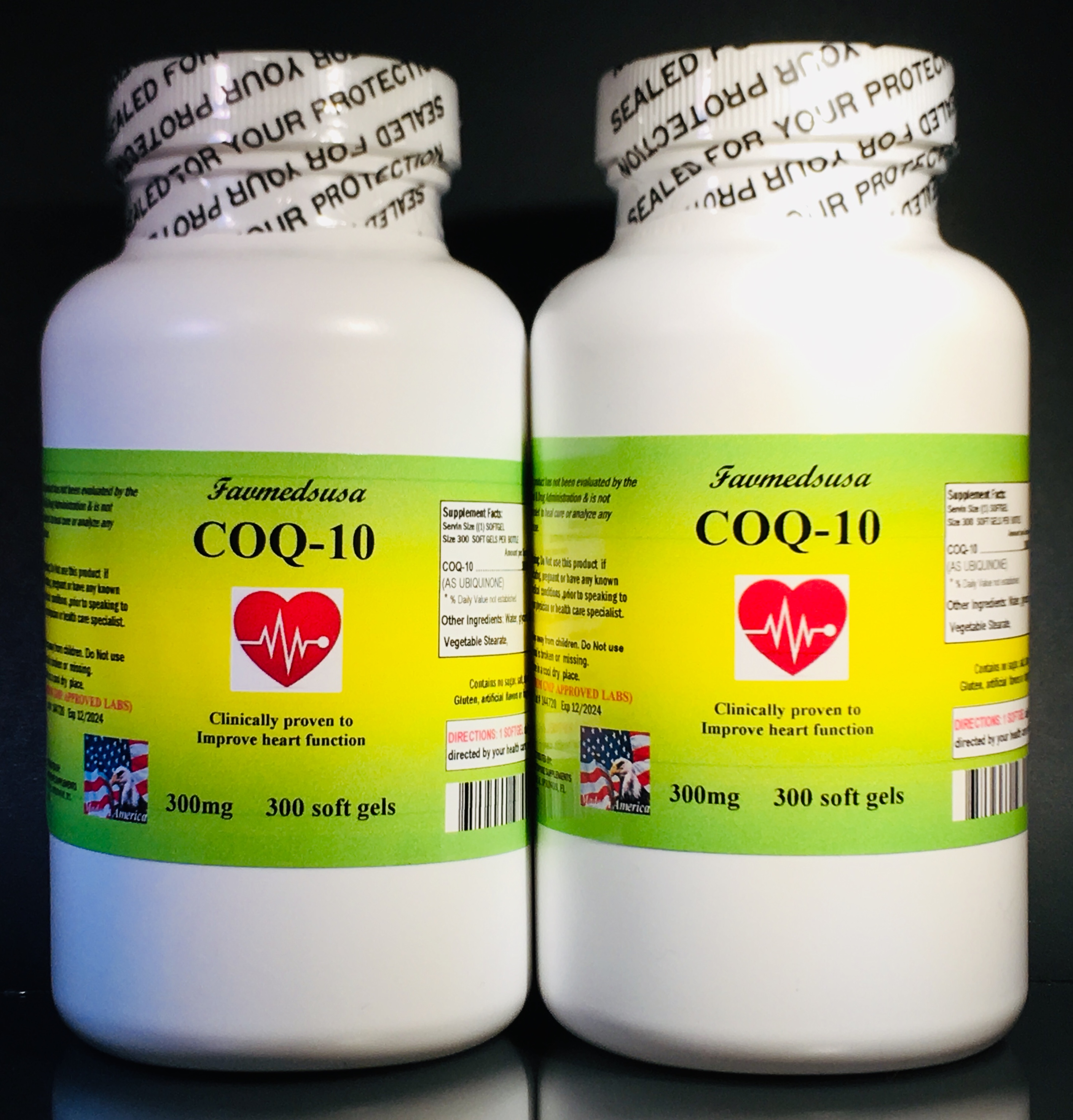 CoQ-10 300mg - 600 (2x300) soft gels